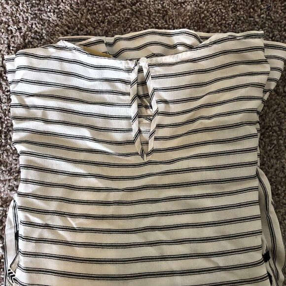 WEEKEND SUZANNE BETRO STRIPED POM POM 3\4 SLEEVE WOMENS TOP - Picture 8 of 8